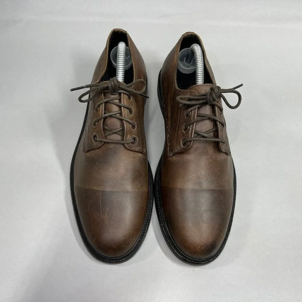 All Saints Men's Size 8 Brown‎ Leather Dress Shoes